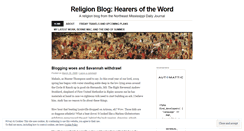 Desktop Screenshot of djreligion.wordpress.com