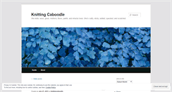 Desktop Screenshot of knittingcaboodle.wordpress.com