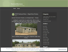 Tablet Screenshot of horizonstructures.wordpress.com