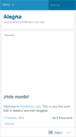 Mobile Screenshot of aleiramalegna.wordpress.com