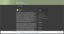 Desktop Screenshot of houseofephraim.wordpress.com