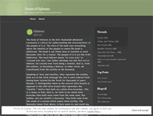 Tablet Screenshot of houseofephraim.wordpress.com