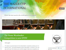 Tablet Screenshot of mazercup.wordpress.com