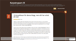 Desktop Screenshot of karpstryparn.wordpress.com