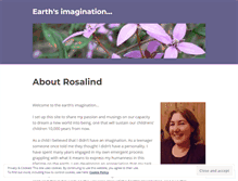 Tablet Screenshot of earthsimagination.wordpress.com