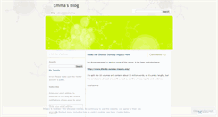 Desktop Screenshot of emmasanderson.wordpress.com