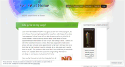 Desktop Screenshot of fitbeautiathome.wordpress.com