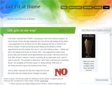 Tablet Screenshot of fitbeautiathome.wordpress.com