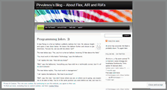 Desktop Screenshot of pirvulescu.wordpress.com