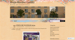 Desktop Screenshot of ampamarianocastillo.wordpress.com