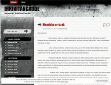 Tablet Screenshot of irrikitangaude.wordpress.com