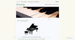 Desktop Screenshot of musicolore.wordpress.com