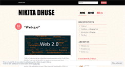 Desktop Screenshot of nikitadhuse.wordpress.com