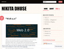 Tablet Screenshot of nikitadhuse.wordpress.com
