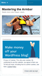 Mobile Screenshot of masteringthearmbar.wordpress.com