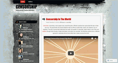 Desktop Screenshot of censorship309.wordpress.com