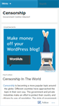 Mobile Screenshot of censorship309.wordpress.com