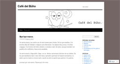 Desktop Screenshot of cafedelbuho.wordpress.com