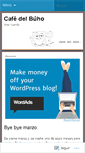 Mobile Screenshot of cafedelbuho.wordpress.com