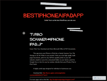 Tablet Screenshot of bestiphoneaipadapp.wordpress.com
