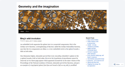Desktop Screenshot of lamington.wordpress.com