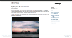 Desktop Screenshot of idiopolis.wordpress.com