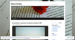 Desktop Screenshot of elenacardas.wordpress.com