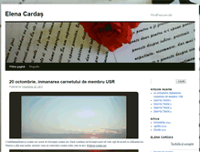 Tablet Screenshot of elenacardas.wordpress.com