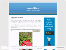 Tablet Screenshot of neocities.wordpress.com