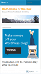 Mobile Screenshot of bothsidesofthebar.wordpress.com