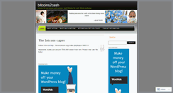 Desktop Screenshot of bitcoins2cash.wordpress.com