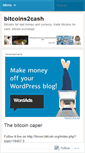 Mobile Screenshot of bitcoins2cash.wordpress.com