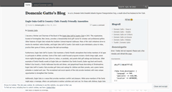 Desktop Screenshot of domenicgatto.wordpress.com