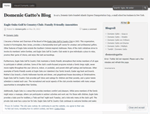 Tablet Screenshot of domenicgatto.wordpress.com