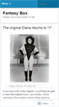 Mobile Screenshot of fantasybox.wordpress.com