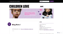 Desktop Screenshot of childrenlove.wordpress.com