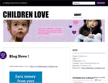 Tablet Screenshot of childrenlove.wordpress.com