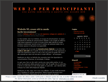 Tablet Screenshot of oltreweb.wordpress.com
