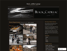 Tablet Screenshot of blackcadillac73.wordpress.com