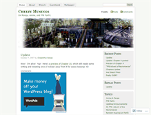 Tablet Screenshot of cheezwhizsensei.wordpress.com