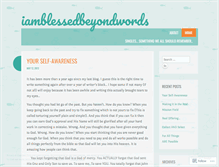 Tablet Screenshot of iamblessedbeyondwords.wordpress.com