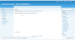 Desktop Screenshot of fullcirclefoodskw.wordpress.com