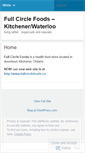 Mobile Screenshot of fullcirclefoodskw.wordpress.com