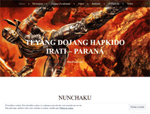 Tablet Screenshot of hapkidoirati.wordpress.com