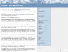 Tablet Screenshot of kenyoncreditservices.wordpress.com