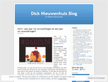 Tablet Screenshot of dicknieuwenhuis.wordpress.com
