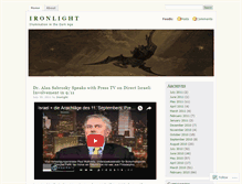 Tablet Screenshot of ironlight.wordpress.com