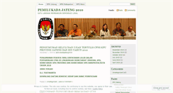 Desktop Screenshot of pemilukadajateng2010.wordpress.com