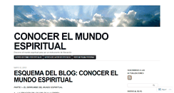Desktop Screenshot of conocermundoespiritual.wordpress.com