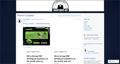 Desktop Screenshot of anonnet.wordpress.com